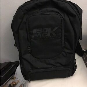 Isolator Fitness IsoPack Backpack Black Meal Prep Gym Bag USA Multi-Compartment
